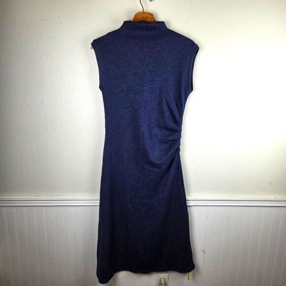 OGL Dresses & Skirts - OGL Women's Side Ruched Scrunched Navy Sleeveless Super Soft Dress Size Large